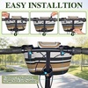 image:imageRAYMACE Bike Basket Front Handmade Bicycle Basket Fits for Adult BikesBrown