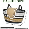 image:imageRAYMACE Bike Basket Front Handmade Bicycle Basket Fits for Adult BikesBrown