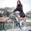 image:imageRAYMACE Bike Basket Front Handmade Bicycle Basket Fits for Adult BikesBrown