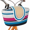 image:imageRAYMACE Bike Basket Front Handmade Bicycle Basket Fits for Adult BikesFuchsia
