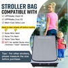 image:imageRAYMACE Padded Stroller Travel Bag for Airplane with WheelsGrey