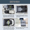 image:imageRAYMACE Padded Stroller Travel Bag for Airplane with WheelsGrey